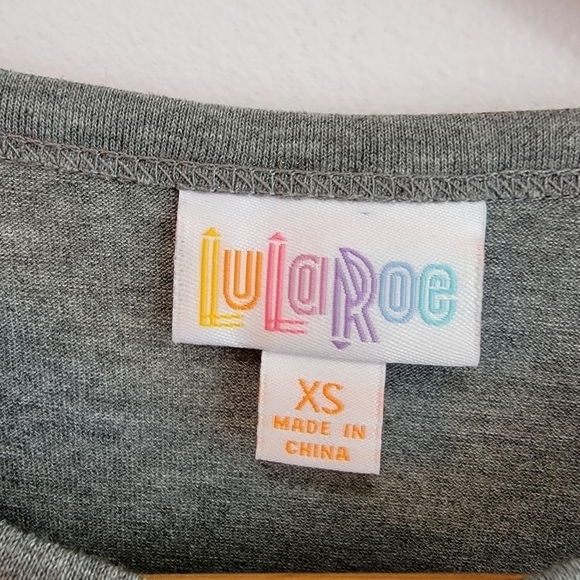 LulaRoe Randy 4th of July Jersey Shirt Size XS - Picture 3 of 4